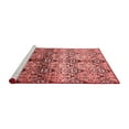 thumbnail image 2 of Ahgly Company Machine Washable Indoor Square Abstract Red Modern Area Rugs, 4' Square, 2 of 4