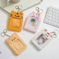 thumbnail image 3 of facefd Plush Keychain Holder Plush Protective Case Photocard Holder for Household Pink Rabbit, 3 of 9