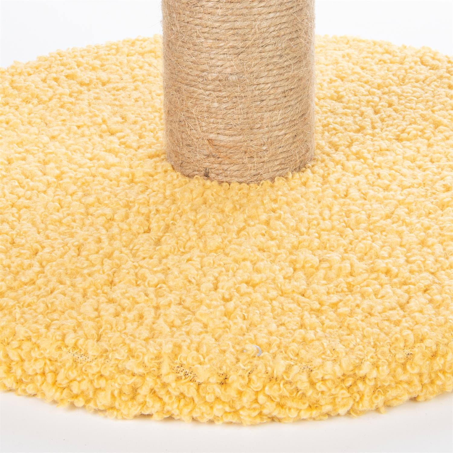 Pefilos 23" Cat Scratching Post, Small Cat Scratcher Tree for Indoor Cats with Removable Flower Cat Bed, Cat Tree Tower with Spring Ball, Red Pefilos 23" Cat Scratching Post, Small Cat Scratcher Tree for Indoor Cats with Removable Flower Cat Bed, Cat Tree Tower with Spring Ball, Red