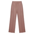 thumbnail image 4 of Dress Pants Women 2026 Elastic High Waist Wide Straight Leg Trousers Business Casual Office Work Pants Slacks, 4 of 5