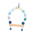 thumbnail image 4 of MERIGLARE Bird Cage Perch Stand Parrot Cage Perch Hanging Swing for Cockatiels Parrots Blue Style A, 4 of 9