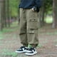thumbnail image 2 of Odeerbi 4-13 Años Niños Pantalones Cargo Deportivos Jogger Pantalones Primavera Casual Pantalones de Pierna Recta Con Múltiples Bolsillos, 2 of 4
