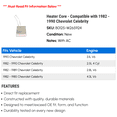 thumbnail image 2 of Heater Core - Compatible with 1982 - 1990 Chevy Celebrity 1983 1984 1985 1986 1987 1988 1989, 2 of 2