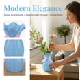 thumbnail image 2 of Unique Bargains Geometric Plastic Modern Unbreakable Bud Vase Blue 4.1" x 4.1" x 6.3", 2 of 7