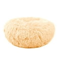 thumbnail image 2 of Round Plush Pet Bed for Dogs & Cats,Fluffy Soft Warm Calming Dog Bed Sleeping Kennel Nest,39.4 x 39.4 x 8", 2 of 6