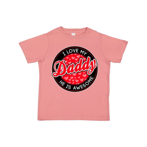 Inktastic I Love My Daddy Boys or Girls Toddler T-Shirt