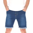 thumbnail image 1 of Bermuda De Mezclilla Para Hombre Slim Short De Moda Casual, 1 of 8