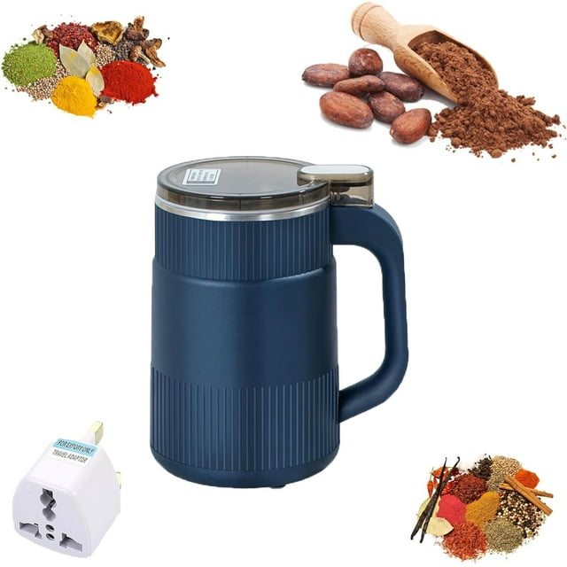 Máquina de molienda de polvo pequeña para el hogar, molinillo eléctrico de especias en polvo fino, máquina trituradora multifunción, máquina de molienda multifuncional de acero inoxidable para