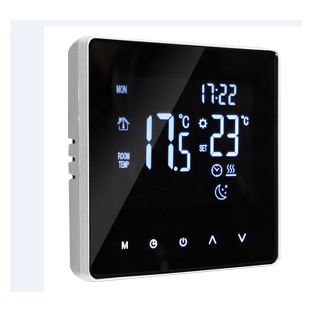 Tuya WiFi Smart Thermostat Temperature Controller Water Floor Heating Electric Floor Heating Wall-hung Boiler LCD Temperature Control Panel ,Easy to Install