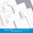thumbnail image 6 of Blue Sky 2027 Weekly and Monthly Planner Calendar, January 2027 - December 2027, 5" x 8", Flexible Frosted Cover, Laminated Tabs, Durable Twin Wire Binding, Tula, 6 of 10