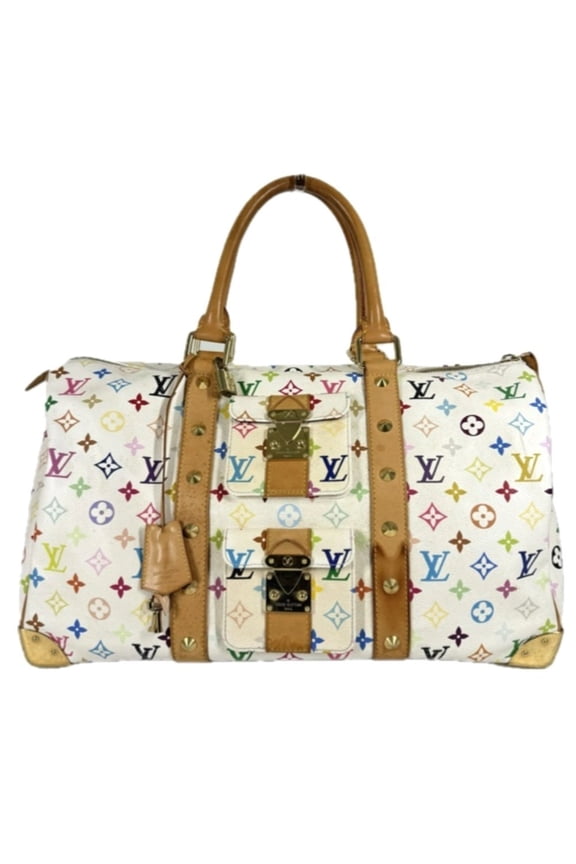 Pre-Owned LOUIS VUITTON M92641 Monogram Multicolore Keepall 45 by Takashi Murakami.... (Good)