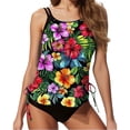 thumbnail image 6 of Summer Swimsuits 2 Piece,Swim Suits Tankini for Women 2026 Two Piece Swimsuits Plus Size Swimwear Bathing Suits Swim Tank Top with Boyshorts,Red,S, 6 of 6