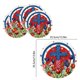 thumbnail image 3 of CaiYueKe Independence Day Placemats Set of 4, 14x14 inch Round Printed Non Slip Placemats, Patriotic Red White Blue Stars Table Mats, Washable Heat Resistant Kitchen Dining Decor, 3 of 8