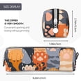 thumbnail image 3 of Cauagu Cute Cat Paw Print Leather Pencil Pen Case - Stationery Bag Portable Stationery Bag Big Capacity Pencil Pouch Cosmetic Organizer Bag for Men & Women, 3 of 7