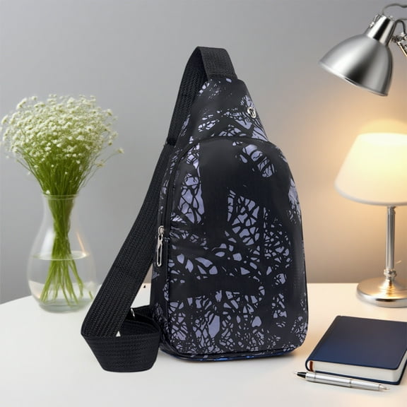 Mini Crossbody Sling Bag Chest Bag Men's Crossbody Bag,Sports Chest Bag,Multi-Pocket Messenger Bag,Lightweight Sling Pack,Outdoor Shoulder Bag,RFID Anti-Theft Waist Pack Holiday Gifts