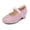 Pink Glitter, variant on Rexoro Girls Princess Mary Jane Dress Shoes Kids Low Heel Bow Pumps for Wedding Party White Patent 12 Little Kid