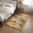 thumbnail image 4 of Entryway Rug 2'x3', Botanical Ferns Kitchen Runner Rugs Non-Slip Carpet Mats, Romantic Roses Florals Butterfly Distressed Bedside Rugs Runners Washable Floor Carpet for Bathroom Laundry Room, 4 of 8