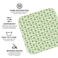thumbnail image 3 of Yiaed Green Avocado Print Leather Coasters for Drinks - Cup Coasters Coffee Table Kitchen Table Bar, Home & Office Gifts Handmade Drink Coasters-Square, 3 of 6