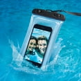 thumbnail image 2 of Bluescape Universal Waterproof Phone Pouch; Black & Clear, 2 of 6