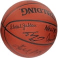 thumbnail image 3 of Los Angeles Lakers Legends Autographed Indoor/Outdoor Basketball - 5 Signatures - Fanatics Authentic Certified, 3 of 4