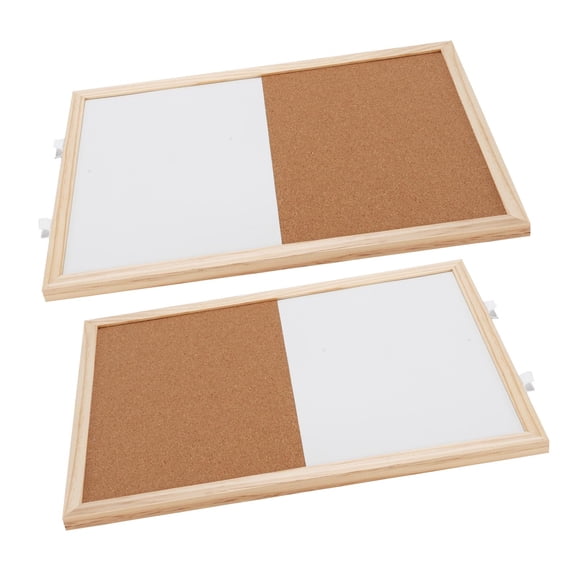 Tablero de Boletín de Pared, Escritura más Suave de Uso versátil Tablero de corcho Magnetic Combo Auto Recuperacia Cork 2 PCS 30x40cm para Grabar Para El Hogarar