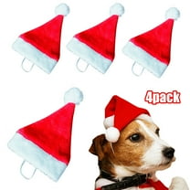 Pet Santa Hat Christmas for Dogs Cats Holiday Party Festival Dress Up Supplies