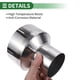 thumbnail image 5 of Rebaja Única Adaptador de Tubo de Escape ConCéntrico de Doblado Mandrel de 3" OD a 5" OD de Acero Inoxidable 201 Longitud de 5 pulgadas Tono Plateado, 5 of 7