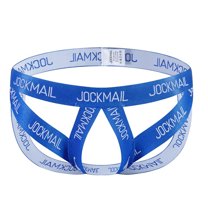 Arnsht Mens Underwear JockStrap Stretch Mens Jock Strap G-string Athletic Jockstrap Mens Sport Underwear Jockstrap Blue Free Size