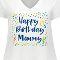 thumbnail image 4 of Inktastic Happy Birthday Mommy Women's Plus Size V-Neck T-Shirt, 4 of 5