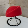 thumbnail image 5 of Hsqqdc Women Wool Pillbox Hat Vintage Fascinator Base Formal Church Wedding Winter Stewardess Cap, 5 of 7