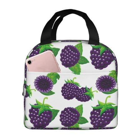 Insulated Lunch Bag for Women Men - Berry Leakproof Cooler Lunch Box for Women Men  Lunch Tote Bags for Work School Picnic Travel