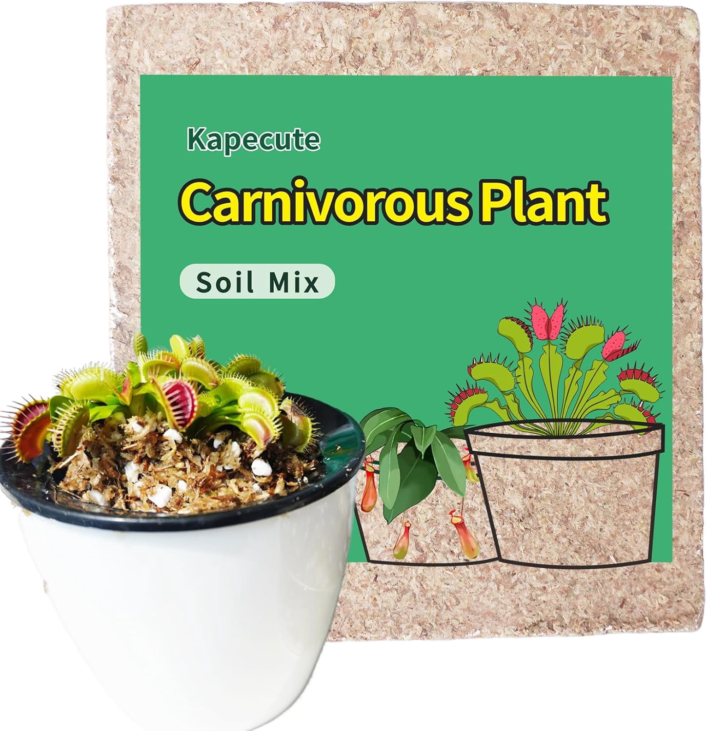 Soil Sunrise, Carnivorous Plant Soil Mix, 12 Quarts, Custom Blend