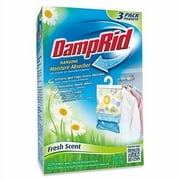 Damp Rid Hanging Moisture Absorber, Fresh Scent, Set of 3 Pack of 1