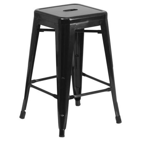 Metal Black Counter Stools - Flash Furniture 24