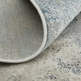 thumbnail image 5 of 5' X 8' Blue Abstract Area Rug, 5 of 5
