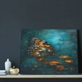 thumbnail image 3 of Logiee Elegant Butterfly And Flowers Print Canvas Wall Art ,Art Poster,Canvas Decorative Picture,Decor Wall Pictures for Living Room Bedroom Bathroom,Ready to Hang, 3 of 6