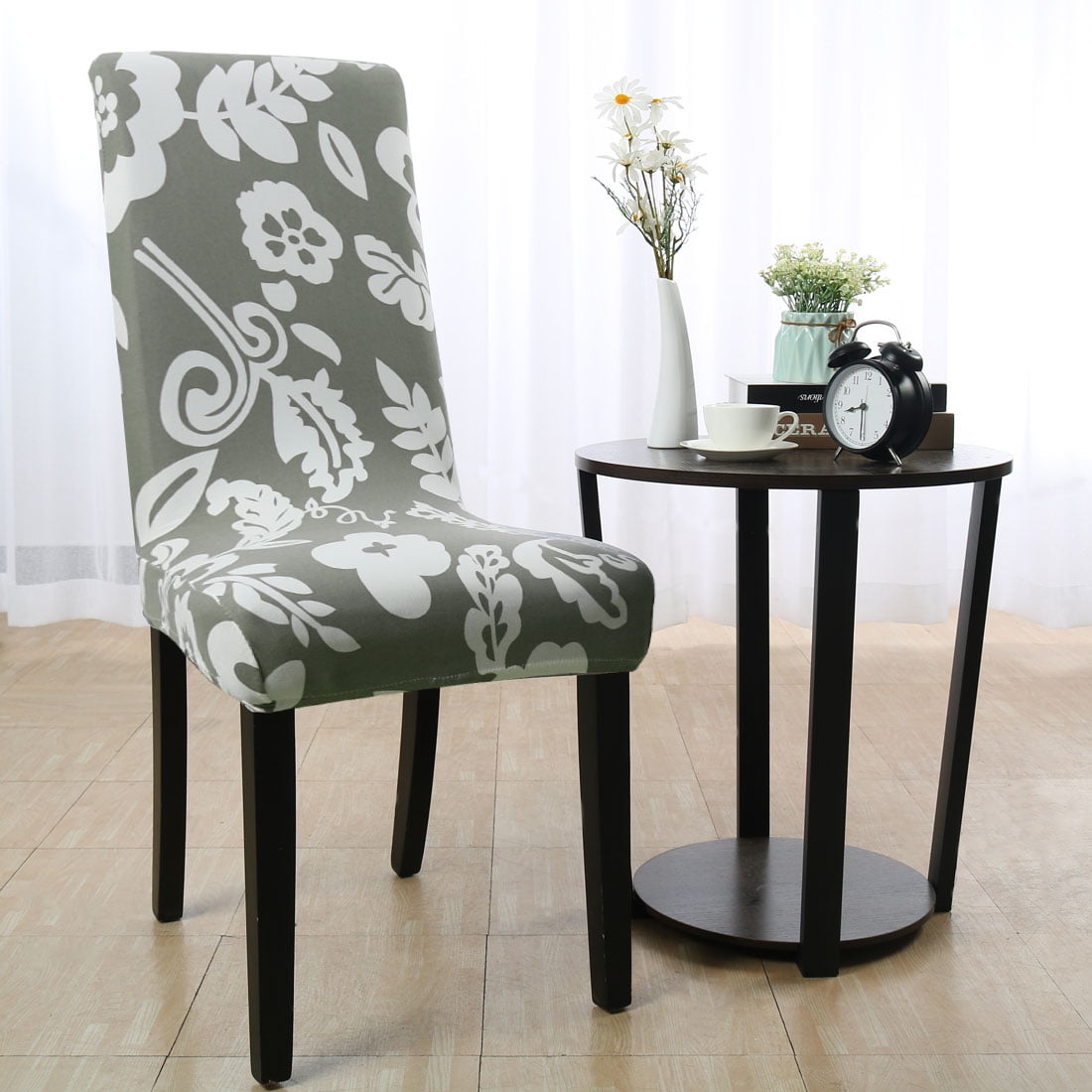 Stretchy Removable Washable Dining Chair Cover Protector Seat Slipcover