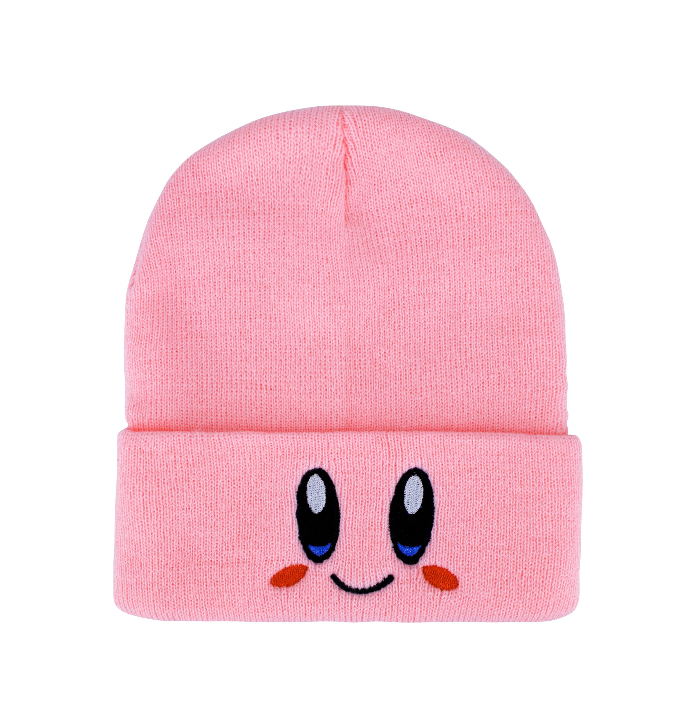 Roffatide Anime Kirby Skull Caps for Women Men Embroidered Skull Hat