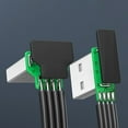 thumbnail image 7 of 90 Degree Angled USB to Microed USB Cable for Electronics Charging and Data Transfer in Tight Spaces Multiple Lengths, 7 of 7