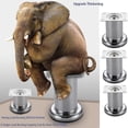 thumbnail image 4 of Patas de muebles YONGSHENG de Acero inoxidable 8 cm color Plata 4 Uds, 4 of 4