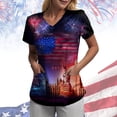 thumbnail image 2 of Leey-World 250 Years American Anniversary 250th Independence Day T-Shirt Usa Shirts for Women(Hot Pink,M), 2 of 8