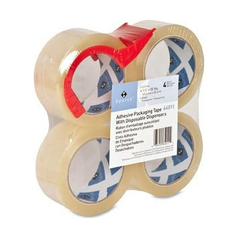Sparco Heavy-duty Packaging Tape with Dispenser - 55 yd Length x 2 Sparco Heavy-duty Packaging Tape with Dispenser - 55 yd Length x 2