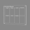thumbnail image 1 of Fridge Calendar, Clear Acrylic Magnetic Monthly and Weekly Planning Board for Fridge Calendar 40x30cm, 1 of 7