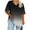 Gold, variant on Plus Size Women’s V-Neck Basic Tee Fashion Gradual Loose Fits Tops Casual Short Sleeve Daily T-Shirt,3XL