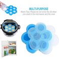 thumbnail image 2 of Moldes para picaduras de huevo para accesorios de olla instantánea, bandejas para cubitos de hielo para congelador, recipientes de almacenamiento de alimentos de silicona con tapa, olla a pr, 2 of 5