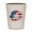 White/Black, variant on CafePress - Patriotic Sunflower - White Shot Glass, Unique and Funny Shot Glass