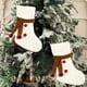 thumbnail image 4 of RKSTN christmas deals Christmas Socks In Apron Christmas Stocking Knitted Christmas Decorations Stocking Red White With Pockets Letter Stockings For Family, 4 of 8