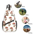 thumbnail image 5 of Lsque Red Mushrooms Pattern Cross Chest Bag Diagonally – Premium Durable Front Chest Sling with Adjustable Padded Strap, High-Capacity Storage, 5 of 8