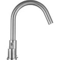 thumbnail image 3 of Anzzi L-AZ190BN 10.43 x 12.32 x 7.87 in. Roman Widespread 2-Handle Bathroom Faucet, Brushed Nickel, 3 of 5