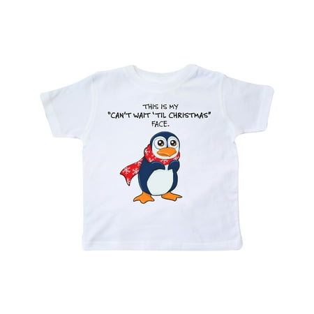 

Inktastic Christmas face-penguin Gift Toddler Boy or Toddler Girl T-Shirt